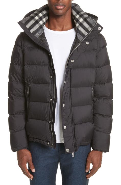 burberry men's winter jacket|burberry denim jacket men's.